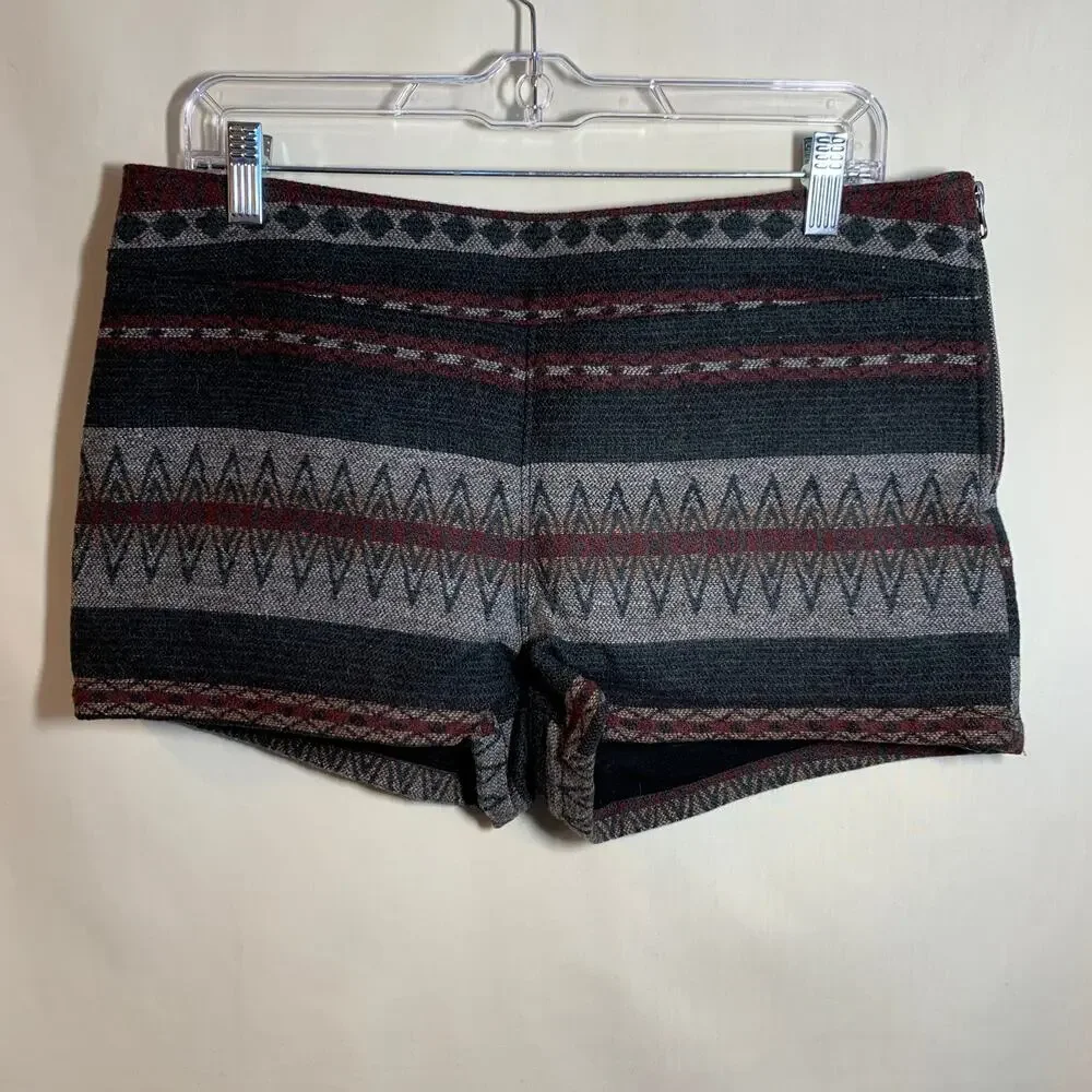 Free People Aztec Print Wool Shorts - Picture 1 of 4